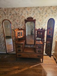 Antique Edwardian Style Dressing Table