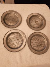 Eric Sloan 4 Season Pewter Plates