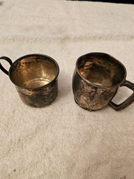 2 Old Sterling Cups