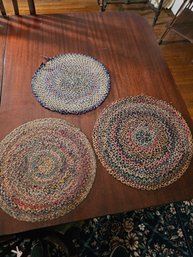 Antique Handwoven Kitchen Mats