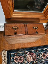 Old Library Card Catalog Drawer