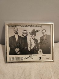 Smithereens Autographed Picture