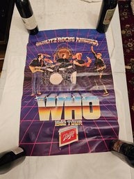 The Who Schlitz Poster