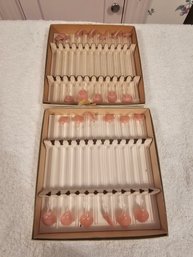 Vintage Glass Stirring Spoon Lot