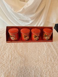 Vintage Ransburg Canisters With Rack