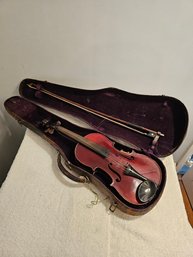 Violin In Case With Bow