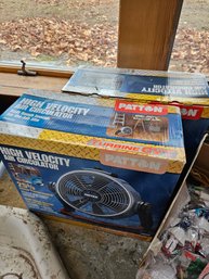 2 Patton Floor Fans New In Box