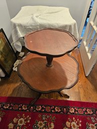 Antique Pie Crust Table