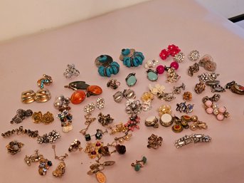 Non Pierced Earrings Lot