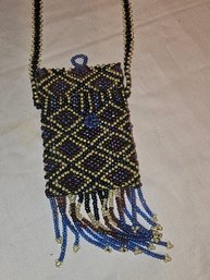 Glass Beaded Medicine Pouch