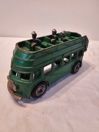 Arcade Cast Iron Double Decker Bus