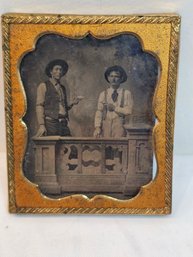 Antique Tin Type Outlaws Photograph