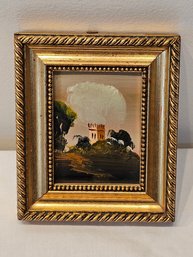 Small Castle Tower Oil Painting