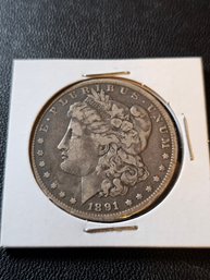 1891 S Morgan Silver Dollar