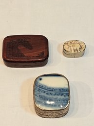 Trinket Boxes Lot