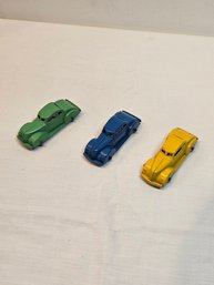 3 Small Tootsietoy Cars