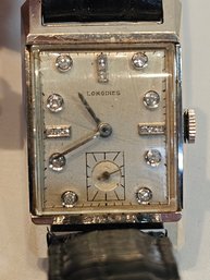 Longines 14k Gold Deco Wristwatch