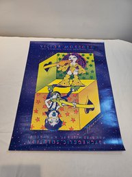 Victor Moscow Psychedelic Solutions Show 1987 Original Poster Signed By Moscoso
