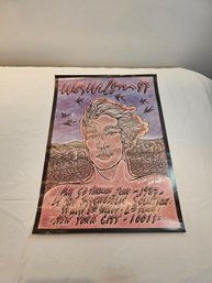 Wes Wilson Psychedelic Solution Poster 1987 Signed By Wes