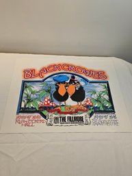 The Black Crowds At The Fillmore Miami Beach Original Concert Poster