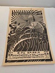 The Ninth Wave Psychedelic Solution 1986 Original Show Poster