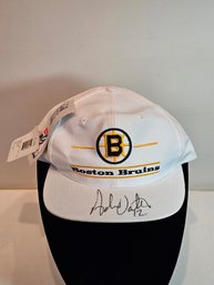 Bruins Hat Signed By Adam Oates
