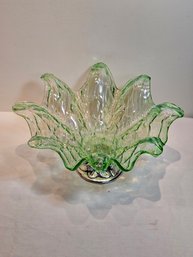 Murano Glass Flower Bowl