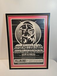 Steve Miller Band And James Cotton Blues Band Original Concert Poster Fillmore West San Francisco