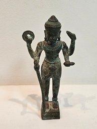 Antique Bronze Vishnu Statue