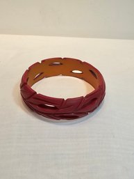 Bakelite Bracelet Red