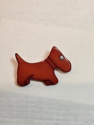 Bakelite Dog Pin