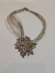 Israeli Handmade Sterling Necklace
