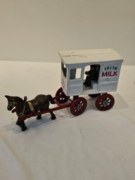 Cast Iron Milk Wagon