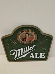 Miller Ale Sign