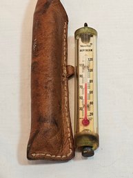 Vintage Fishing Water Thermometer/depth Gauge
