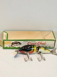 Creek Chub Bait Co Wooden Lure No 2401 Crankbait New In Box Vintage Fishing Lure