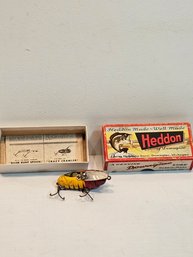 Heddon Dowagiac Crazy Crawler Vintage Fishing Lure With Box