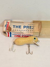 The Prez Vintage Fishing Lure In Box