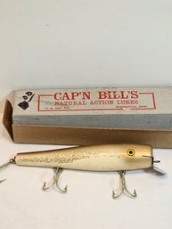 Capn Bills Natural Action Lures  Saltwater Diver Vintage Fishing Lure