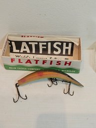 Helen Tackle Flat Fish Vintage Fishing Lure New In Box