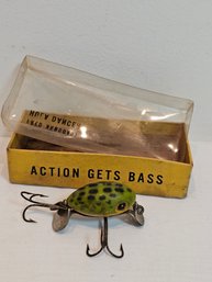 Fred Arbogast Hula Dancer Vintage Fishing Lure With Box