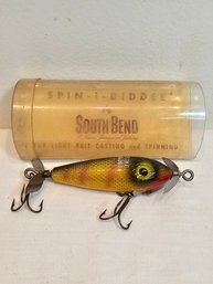 South Bend Spin I Diddee Vintage Fishing Lure With Box