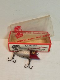 Heddon Dowagiac Tiny Lucky 13 Vintage Fishing Lure With Box