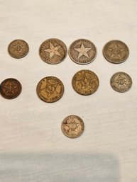 Old Cuban Coins Lot