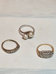 14k Gold Rings Lot Size 4.5 To 5