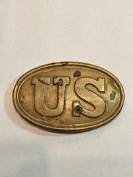 Us Army Civil War Era Belt Buckle Lead Filled Brass