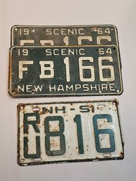 NH License Plates Lot