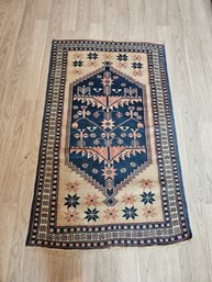 Vintage Hand Knotted Turkish Rug