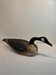 Hand Carved Wooden Canadian Goose