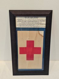 World War 1 Red Cross Service Flag